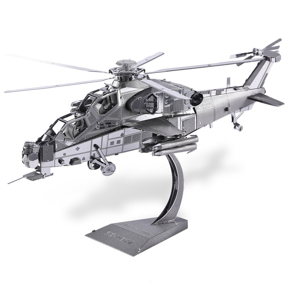 Metāla konstruktora 3D modelis — helikopters Piececool, 122 d. цена и информация | Konstruktori | 220.lv