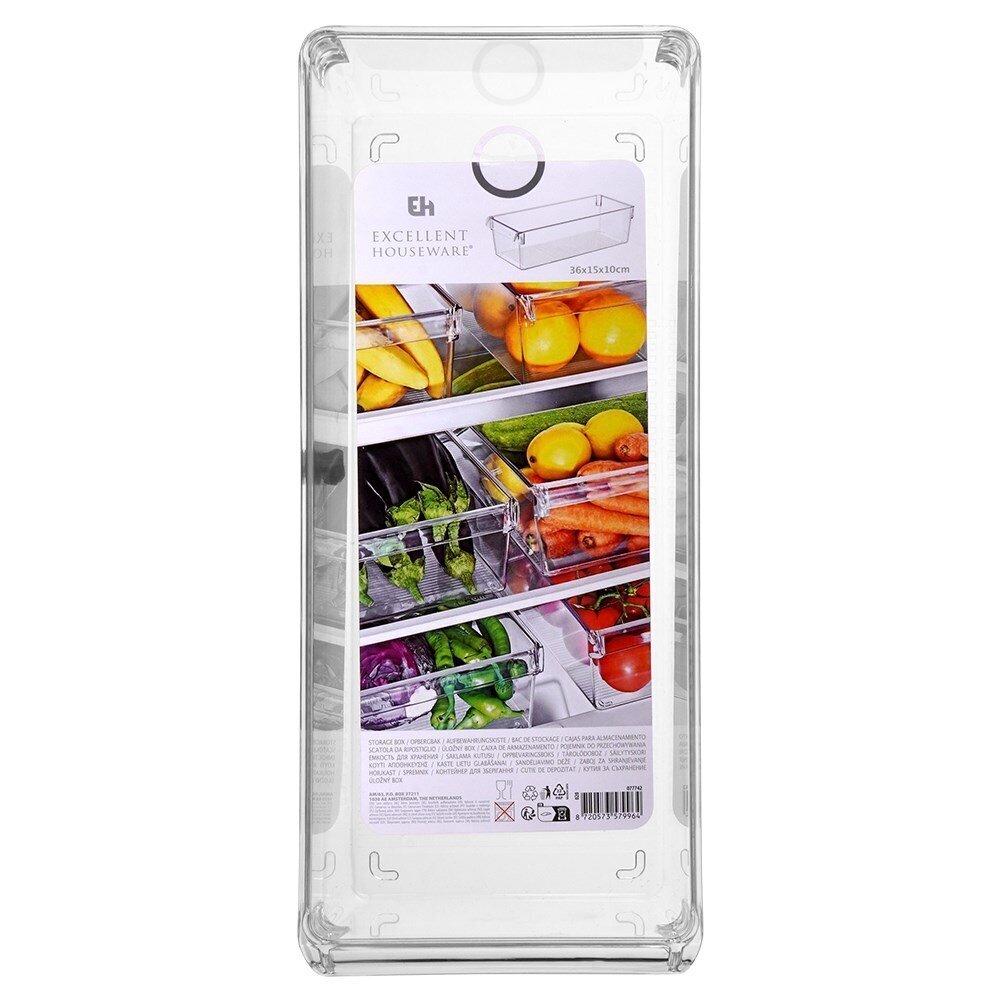 Ledusskapja organizators 36x15x10 cm cena un informācija | Trauki pārtikas uzglabāšanai | 220.lv