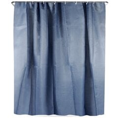 занавеска для душа 180x180 см, голубая цена и информация | Аксессуары для ванной комнаты | 220.lv