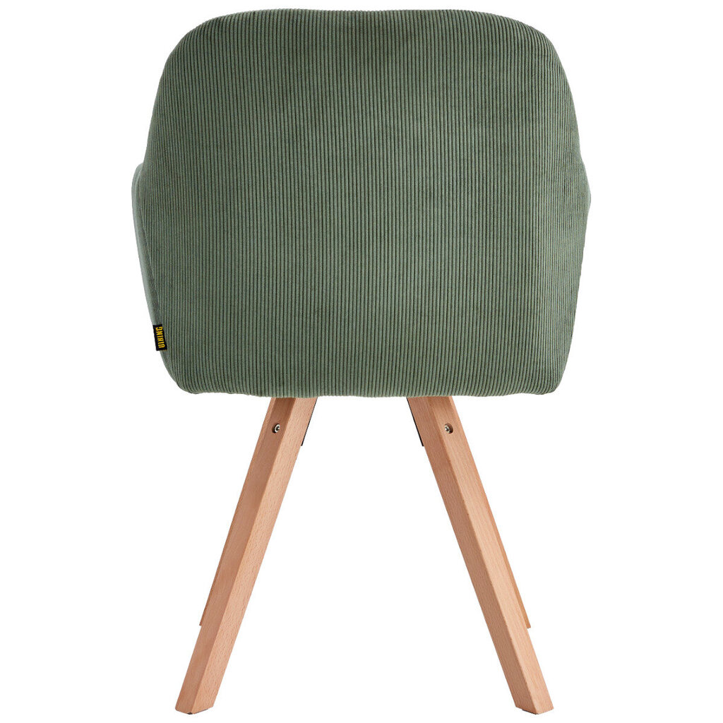 2 krēslu komplekts Viking William, zaļš cena un informācija | Virtuves un ēdamistabas krēsli | 220.lv