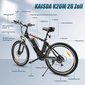 Elektriskais velosipēds Kaisda K26M, 26", melns cena un informācija | Elektrovelosipēdi | 220.lv