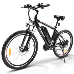 Электровелосипед Kaisda K26M, 26", черный, 250Вт, 12,5Ач цена и информация | Электровелосипеды | 220.lv
