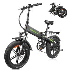 Elektriskais velosipēds Kaisda K2M, 20", melns цена и информация | Электровелосипеды | 220.lv