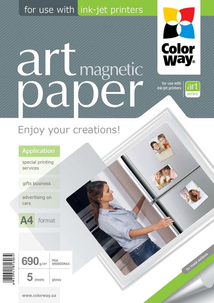 ColorWay art magnetic paper цена и информация | Citi piederumi fotokamerām | 220.lv