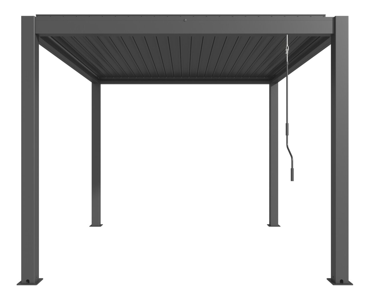 Markīze Sky Pergola 3x3m, pelēka cena un informācija | Dārza nojumes un lapenes | 220.lv