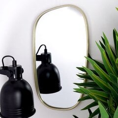 Moderns zelta sienas spogulis 35 cm cena un informācija | Spoguļi | 220.lv