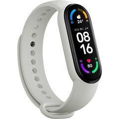 Браслет для Xiaomi Mi Band 5/6/7, серый цена и информация | Аксессуары для смарт-часов и браслетов | 220.lv