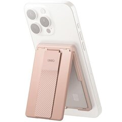 UNIQ Heldro ID magnetyczny portfel z podpórką i opaską różowy|blush pink цена и информация | Держатели для телефонов | 220.lv