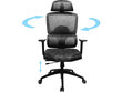 Biroja krēsls Sandberg 640-96, melns cena un informācija | Biroja krēsli | 220.lv