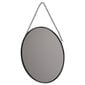 Piekaramais spogulis, 20 cm, melns cena un informācija | Spoguļi | 220.lv