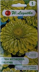 Цинния Envy W. Legutko цена и информация | Семена цветов | 220.lv