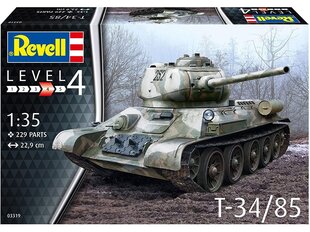 Konstruktors Revell - T-34/85, 1/35, 03319 цена и информация | Склеиваемые модели | 220.lv