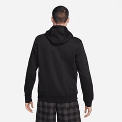 Nike vīriešu džemperis NSW CLUB HOODIE, melns cena un informācija | Vīriešu jakas | 220.lv