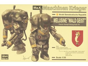 Конструктор Hasegawa - Maschinen Krieger: Melusine “Waldgeist” Panzer Kampf Anzug Ausf M, 1/35, 64128 цена и информация | Kонструкторы | 220.lv