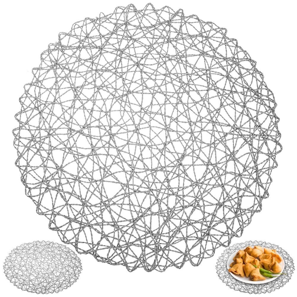 Paplāte, pelēka, 35 cm cena un informācija | Galdauti, salvetes | 220.lv