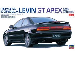 Конструктор Hasegawa - Toyota Corolla Levin GT Apex Super Strut Suspension, 1/24, 20667 цена и информация | Конструкторы и кубики | 220.lv
