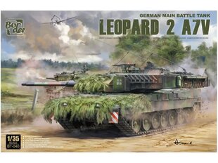 Līmējamais modelis Border Model - Leopard 2 A7V, 1/35, BT-040 cena un informācija | Konstruktori | 220.lv