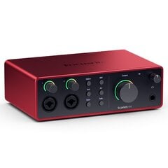 Audio interfeisa Focusrite Scarlett 4i4 4th Gen cena un informācija | Mūzikas instrumentu piederumi | 220.lv