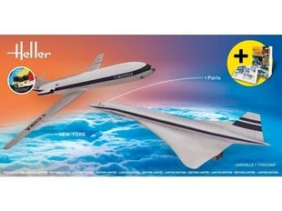 Līmējamais modelis Heller Concorde and Caravelle, 1/100, 52333 cena un informācija | Līmējamie modeļi | 220.lv
