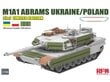 Līmējamais modelis Rye Field Model - M1A1 Abrams Ukraine/Poland 2in1 Limited Edition, 1/35, RFM-5106 cena un informācija | Līmējamie modeļi | 220.lv