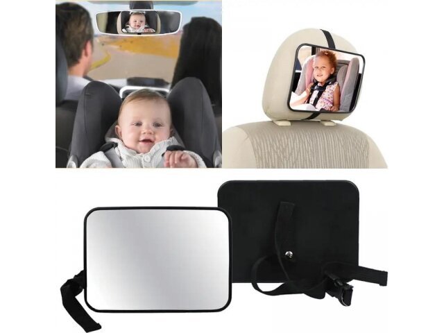 Auto spogulis mazuļa uzraudzībai 360° cena un informācija | Auto piederumi | 220.lv