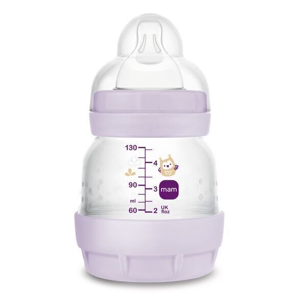 Pudele MAM Perfect Start 1087, 0+ mēn, 130 ml cena un informācija | Bērnu pudelītes un to aksesuāri | 220.lv