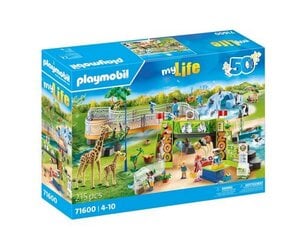 71600 PLAYMOBIL® myLife 50, liels dzīvnieku zoodārzs cena un informācija | Konstruktori | 220.lv