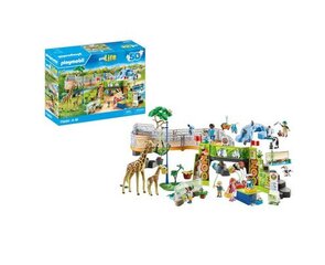 71600 PLAYMOBIL® myLife 50, liels dzīvnieku zoodārzs cena un informācija | Konstruktori | 220.lv