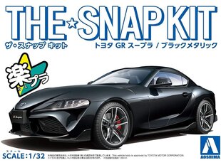 Aoshima - The Snap Kit Toyota GB Supra / Black Metallic, 1/32, 05887 цена и информация | Склеиваемые модели | 220.lv