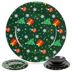 рождественская декоративная тарелка, 33 см цена и информация | Посуда, тарелки, обеденные сервизы | 220.lv
