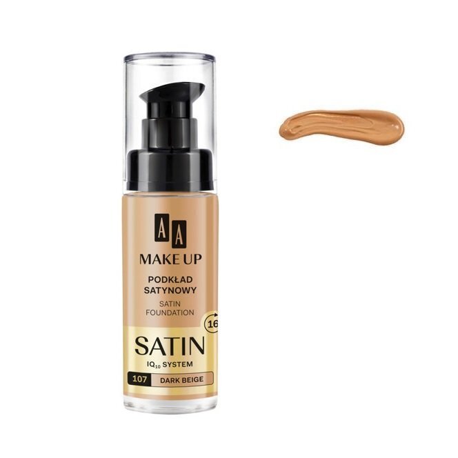 Grims bāze AA Make Up Filler Wrinkle Decrease Foundation Pro Age System, 107 Dark Beige, 30 ml цена и информация | Grima bāzes, tonālie krēmi, pūderi | 220.lv