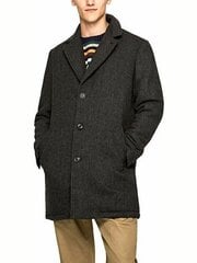 Pepe Jeans mētelis vīriešiem PM402124 945, melns цена и информация | Мужские пальто | 220.lv