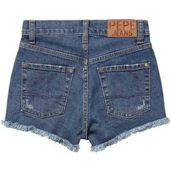 Šorti meitenēm Patty Flow Pepe Jeans PG800583 000, zili цена и информация | Шорты из футера с поясом на резинке для девочек Gulliver, разноцветные | 220.lv