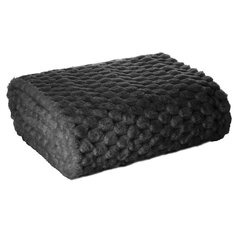 Eurocurtains gultas pārklājs, 70x160 cm, melns cena un informācija | Gultas pārklāji, pledi | 220.lv