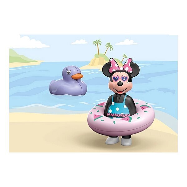 71416 PLAYMOBIL® 1.2.3 & Disney: Minnie's Beach Trip, ūdens rotaļlietas cena un informācija | Konstruktori | 220.lv