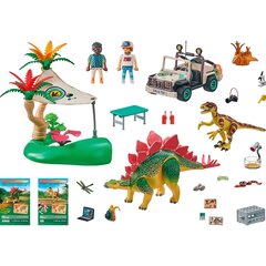 71523 PLAYMOBIL® Dinos, dinozauru kempings cena un informācija | Konstruktori | 220.lv