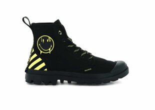 Ботинки Palladium Pampa Smiley DT / Черный/Желтый цена и информация | Мужские ботинки | 220.lv