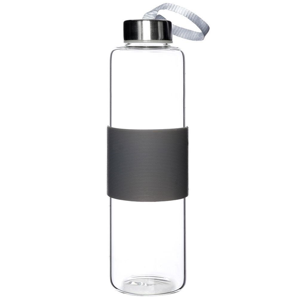 Ūdens pudele, 600 ml, pelēka cena un informācija | Ūdens pudeles | 220.lv