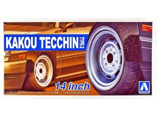 Riteņu komplekts Aoshima - Kakou Tecchin Type-2 14"  cena un informācija | Konstruktori | 220.lv