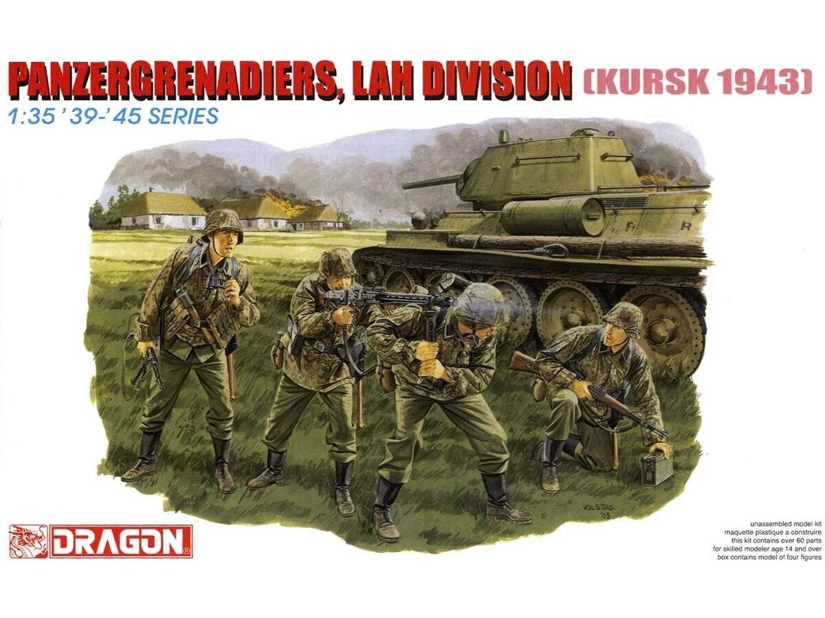 Konstruktors Dragon - Panzergrenadiers, LAH Division Kursk 1943, 1/35, 6159 cena un informācija | Konstruktori | 220.lv