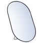Kosmētikas spogulis, 16x25 cm, melns цена и информация | Kosmētikas somas, spoguļi | 220.lv