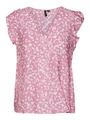Vero Moda женский топ 10303762*02, розовый/белый 5715513204320 цена и информация | Женские блузки, рубашки | 220.lv