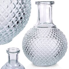 Стеклянная ваза для цветов, 15 см цена и информация | Вазы | 220.lv