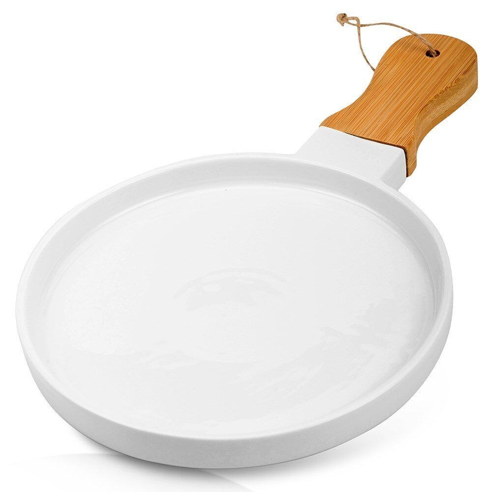 Porcelāna servīzes šķīvis 34,5x21,5 cm cena un informācija | Trauki, šķīvji, pusdienu servīzes | 220.lv