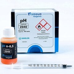 "Exaqua pH 6,0-8,5 Z040 - PRO3/PRO6 reaģenti cena un informācija | Akvāriji un aprīkojums | 220.lv