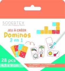 Radošais komplekts Izveido pats savu domino Sodertex цена и информация | Развивающие игрушки | 220.lv