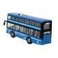 Rotaļlietu akumulatoru darbināms divstāvu autobuss Lean Toys, zils cena un informācija | Rotaļlietas zēniem | 220.lv