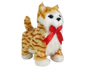 Interaktīvs kaķis Lean Toys, dzeltens cena un informācija | Rotaļlietas meitenēm | 220.lv