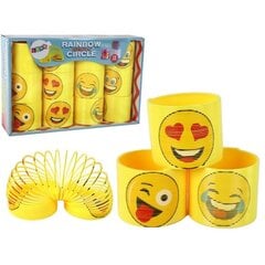 Rotaļlietu spirāle Emoji Lean Toys, 6cm цена и информация | Развивающие игрушки | 220.lv