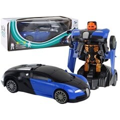 Auto - robots 2in1 Lean rotaļlietas Bugatti, zils cena un informācija | Rotaļlietas zēniem | 220.lv